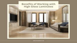 Benefits of High Gloss Laminates